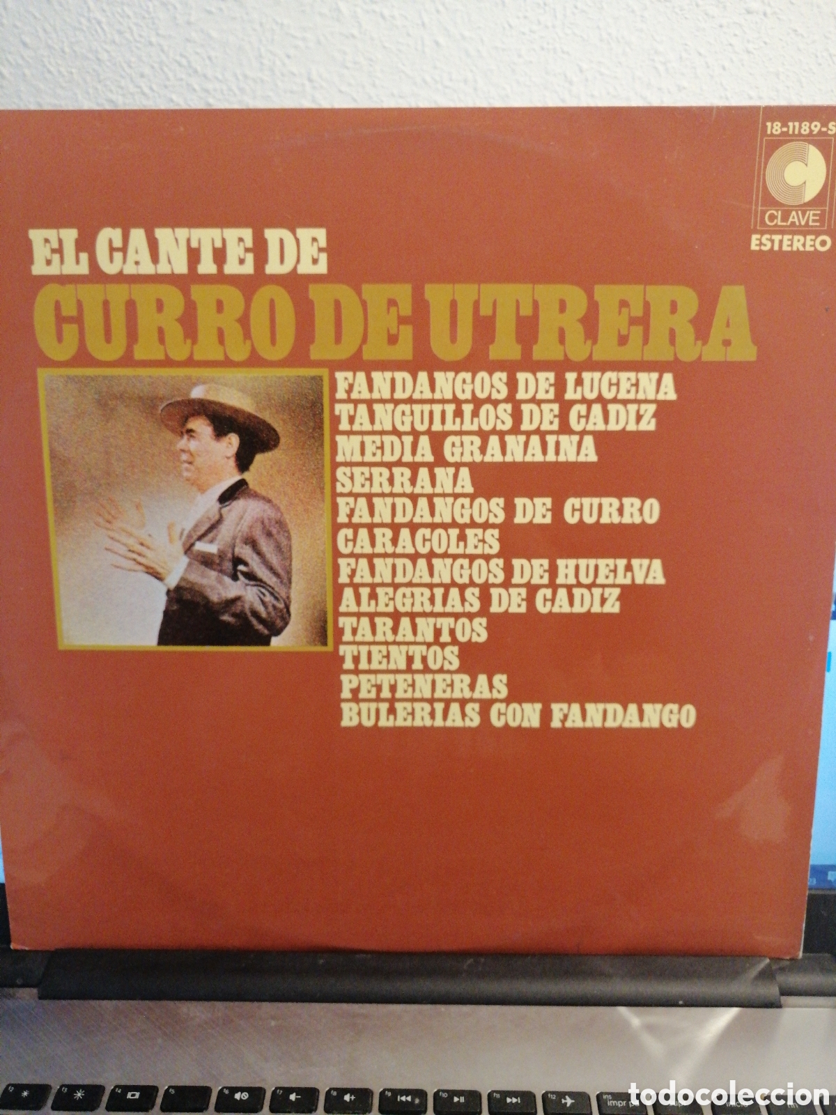 Discos de vinilo: Curro de Utrera - El cante de Curro de Utrera Lp - Foto 1