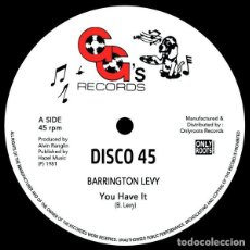 Discos de vinilo: BARRINGTON LEVY ‎– YOU HAVE IT - NUEVO Y PRECINTADO