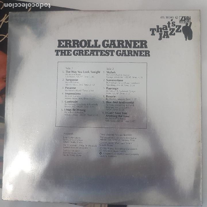 Discos de vinilo: ERROLL GARNER. THE GREATEST GARNER - Foto 2