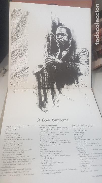 Discos de vinilo: JOHN COLTRANE. A LOVE SUPREME. ESPA&Ntilde;A - Foto 3