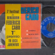 Discos de vinilo: FEDERICO CABO TU LOCA JUVENTUD EP 1965 NUEVO.VER TÍTULOS EN FOTO Y DEMÁS INFORMACIÓN