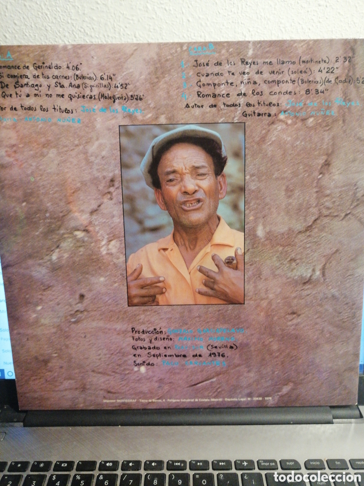 Discos de vinilo: Jos&eacute; El Negro - Jos&eacute; el Negro Lp - Foto 2