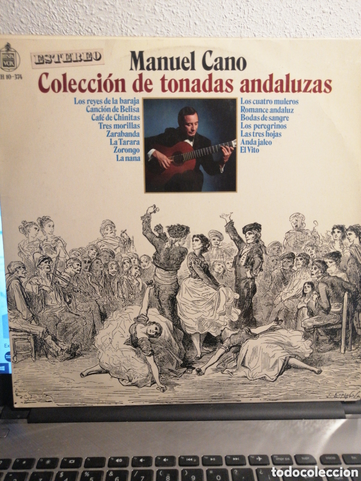 Discos de vinilo: Manuel Cano - Colecci&oacute;n de tonadas andaluzas Lp - Foto 1