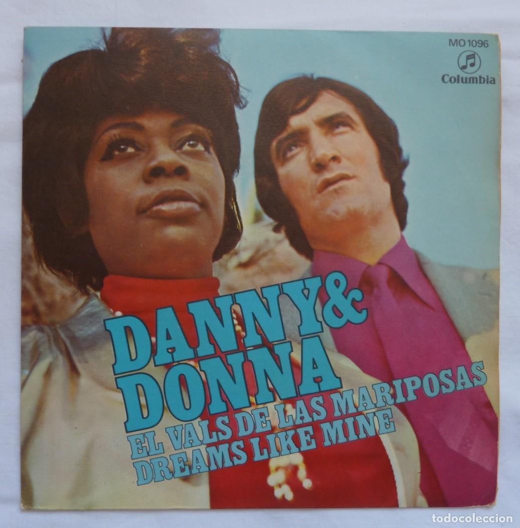 Discos de vinilo: DANNY & DONNA // EL VALS DE LAS MARIPOSAS // 1971 // SINGLE - Foto 1