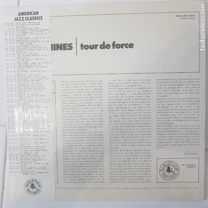 Discos de vinilo: EARL HINES.TOUR DE FORCE - Foto 2
