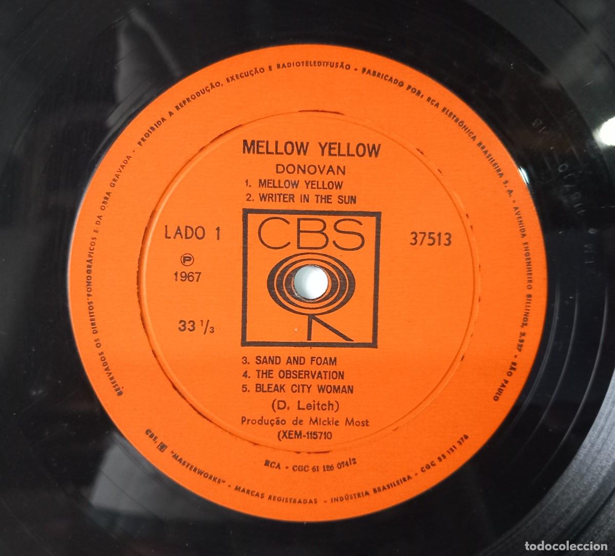 Discos de vinilo: DONOVAN / MELLOW YELLOW / LP (ED. BRASIL) - Foto 1