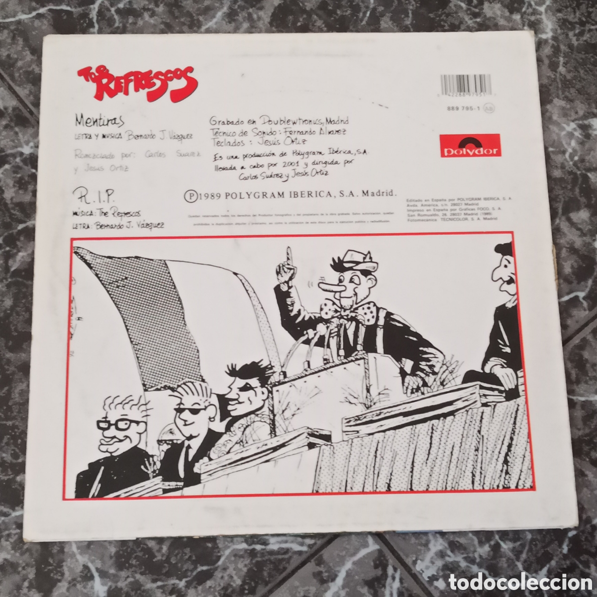Discos de vinilo: The Refrescos - Mentiras (12&rdquo;, Maxi) - Foto 2