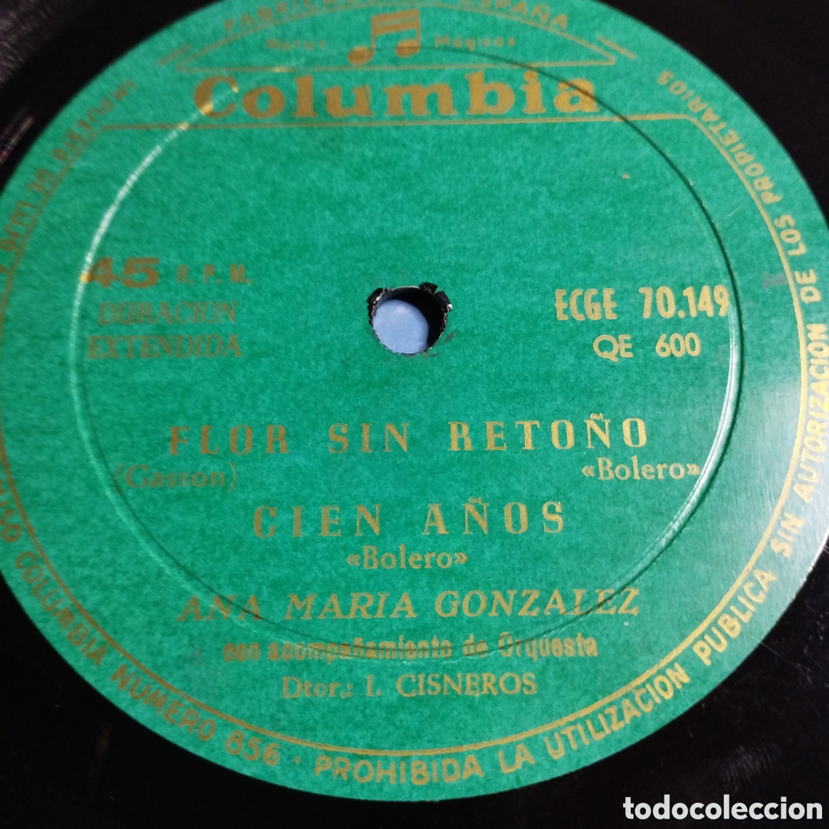 Discos de vinilo: EP 7&rdquo; Ana Mar&iacute;a Gonz&aacute;lez 1958 Madrid + 3. - Foto 3