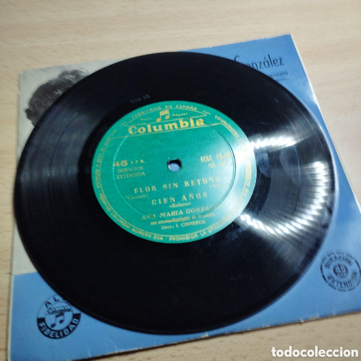 Discos de vinilo: EP 7&rdquo; Ana Mar&iacute;a Gonz&aacute;lez 1958 Madrid + 3. - Foto 4