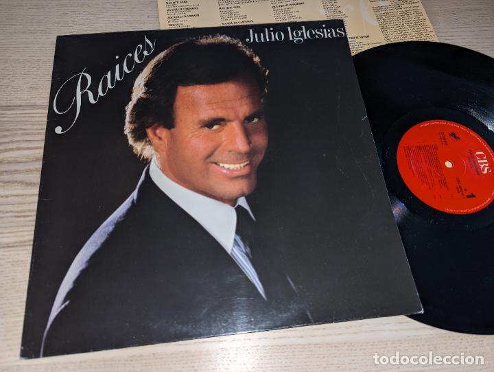 Discos de vinilo: JULIO IGLESIAS RAICES LP 1989 CBS EDICION ESPA&Ntilde;OLA SPAIN