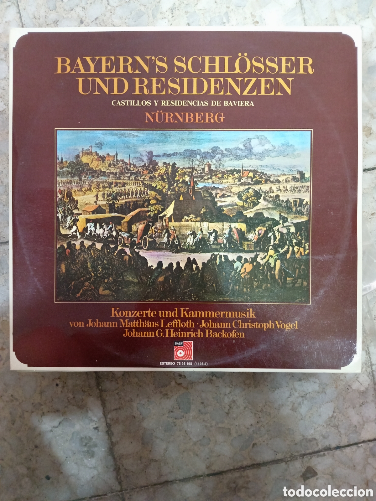Dischi in vinile: 2 LP CASTILLOS Y RESIDENCIAS DE BAVIERA NURNBERG