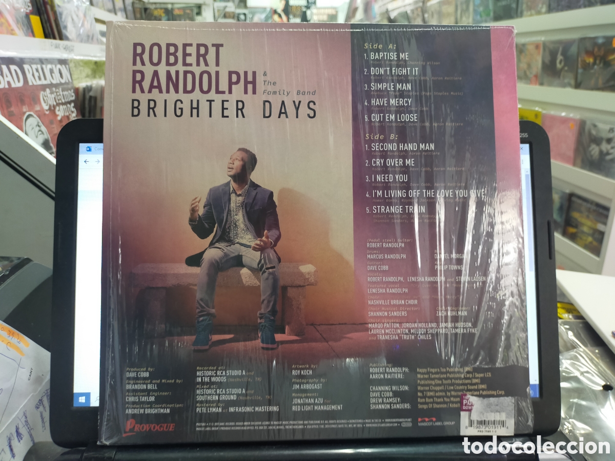 Discos de vinilo: Robert raNdolph LP brighter days 2019 vinilo de color - Foto 2