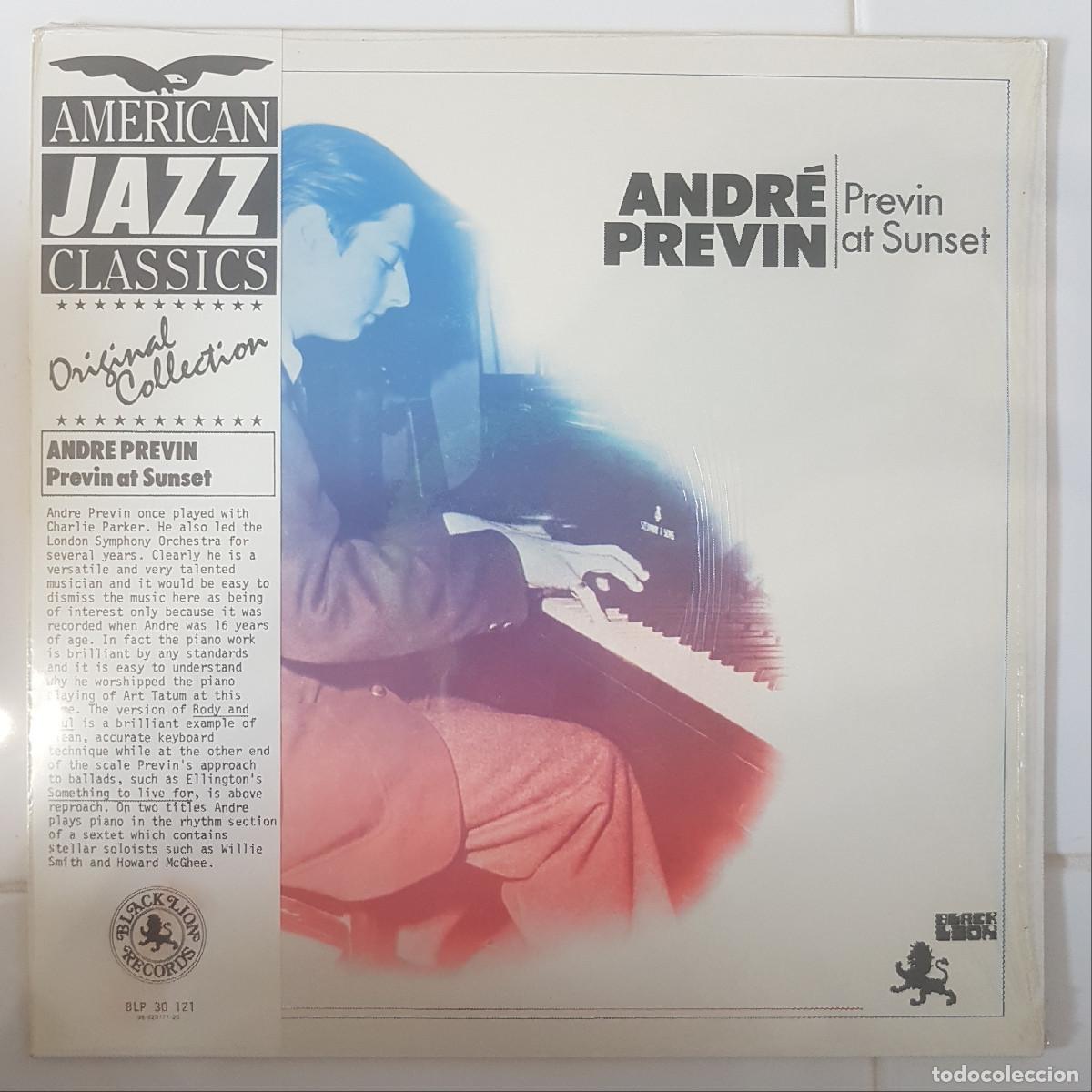 Discos de vinilo: ANDR&Eacute; PREVIN. PREVIN ON SUNSET - Foto 1