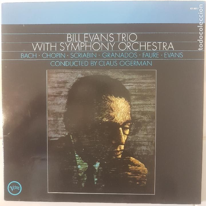 Discos de vinilo: BILL EVANS TRIO WITH SYMPHONY ORCHESTRA. - Foto 1
