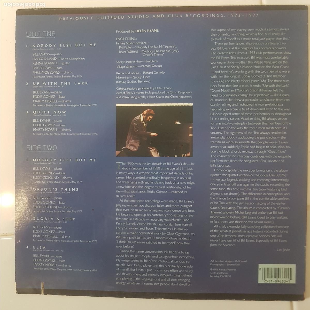 Discos de vinilo: BILL EVANS TRIO. FROM THE 70S - Foto 2
