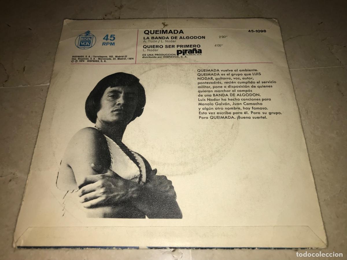Discos de vinilo: QUEIMADA-LA BANDA DE ALGODON-ORIGINAL 1974 - Foto 2