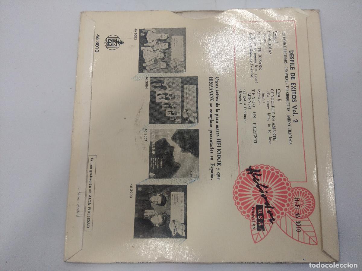 Discos de vinilo: DESFILE DE EXITOS/THE CHORDETTES/SINGLE. - Foto 3