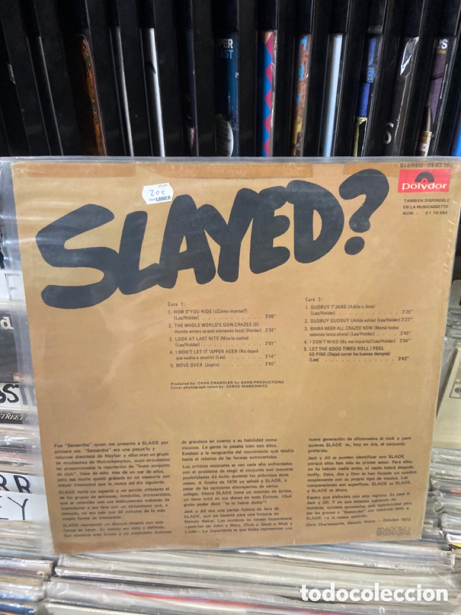 Discos de vinilo: Slayed? Slade - Foto 2