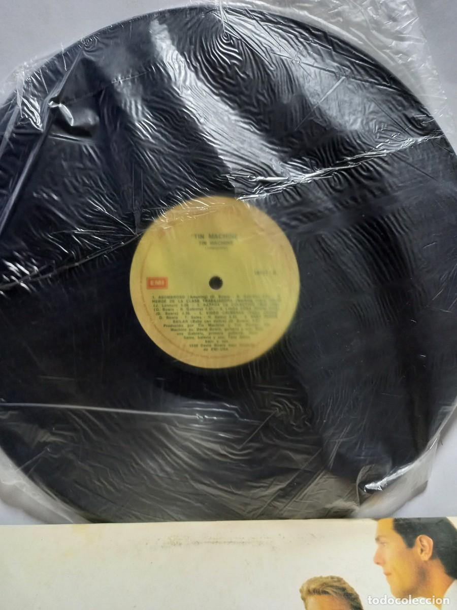Discos de vinilo: TIN MACHINE - TIN MACHINE / LP 1989 - ORIGINAL - EMI 58607 - Foto 3