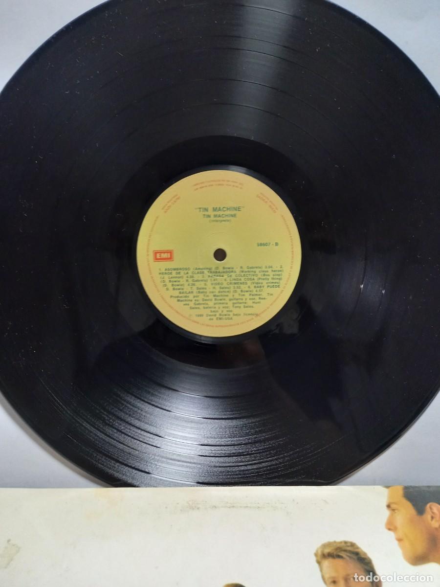 Discos de vinilo: TIN MACHINE - TIN MACHINE / LP 1989 - ORIGINAL - EMI 58607 - Foto 4