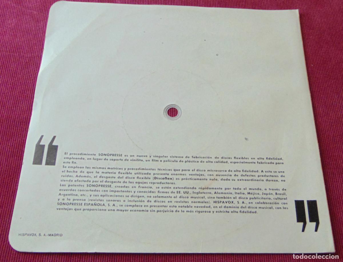 Discos de vinilo: DISCOFLEX J.S. BACH - SINGLE 1962 - Foto 3