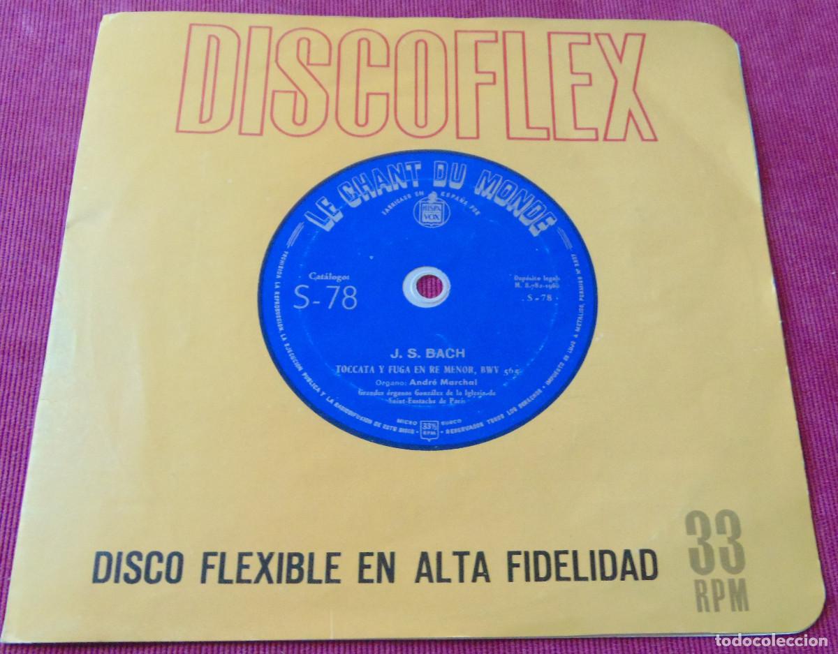 Discos de vinilo: DISCOFLEX J.S. BACH - SINGLE 1962 - Foto 1