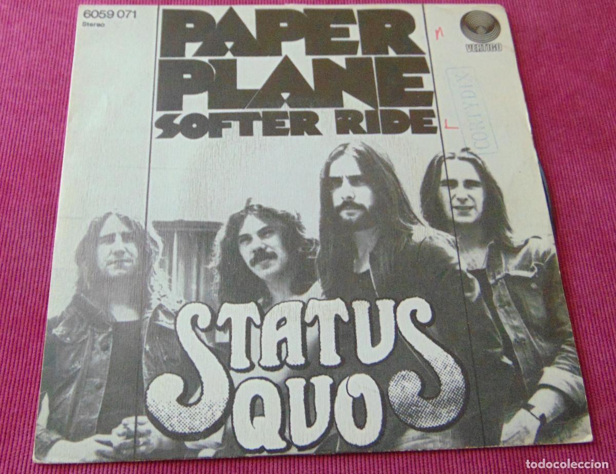 Discos de vinilo: Status Quo &ndash; Paper Plane - SINGLE 1973 - Foto 1