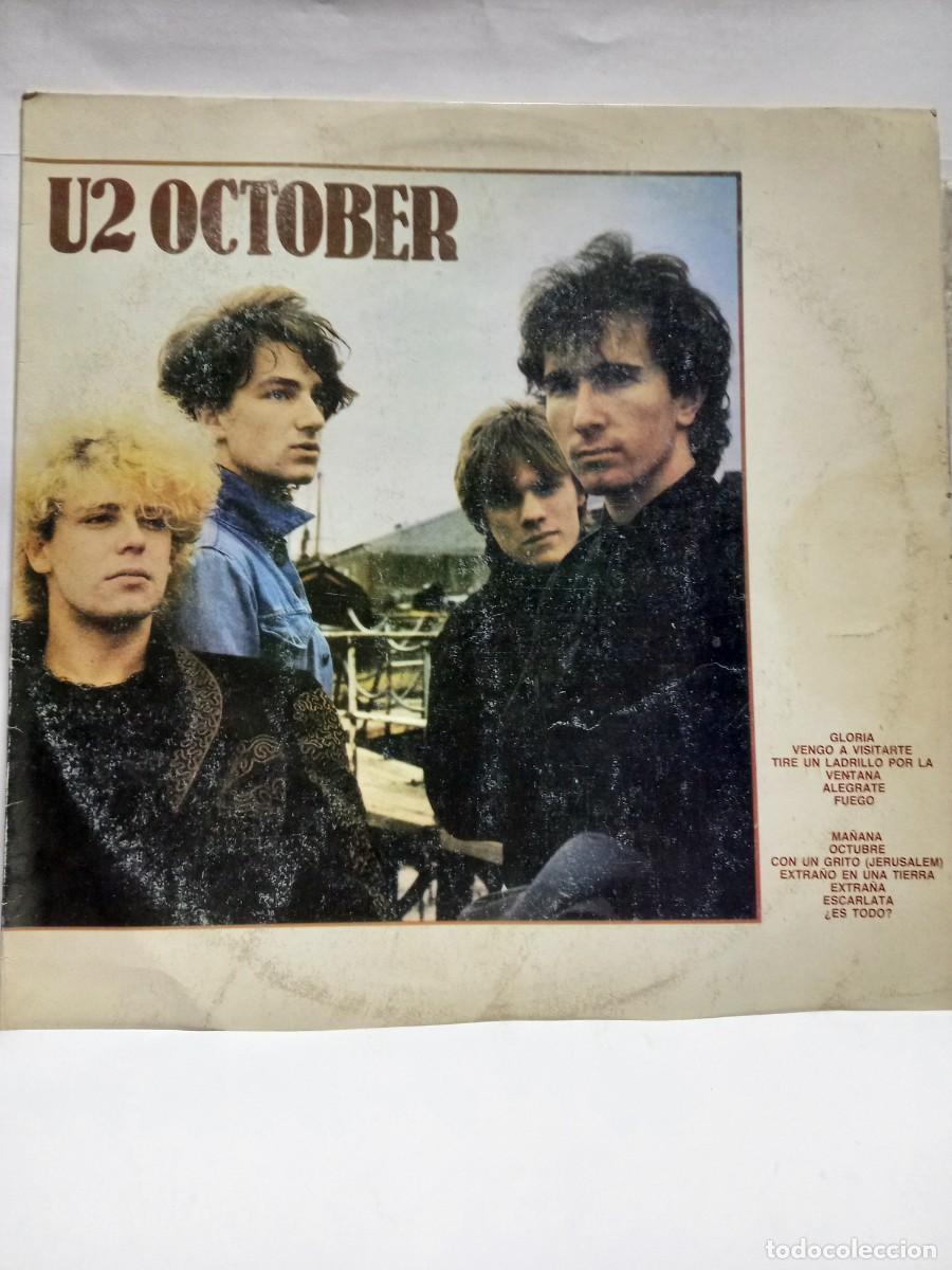 Discos de vinilo: U2 - OCTOBER / LP 1986 - TLP 70027 - Foto 1