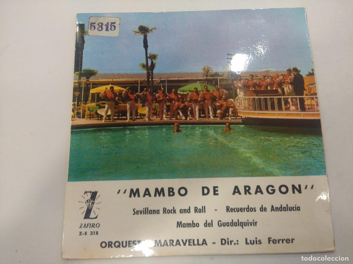 Discos de vinilo: ORQUESTA MARAVELLA/MAMBO DE ARAGON/SINGLE. - Foto 1