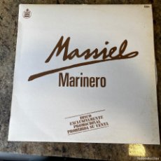 Discos de vinilo: MASSIEL - MARINERO . MAXI SINGLE. 1983 HISPAVOX PROMO