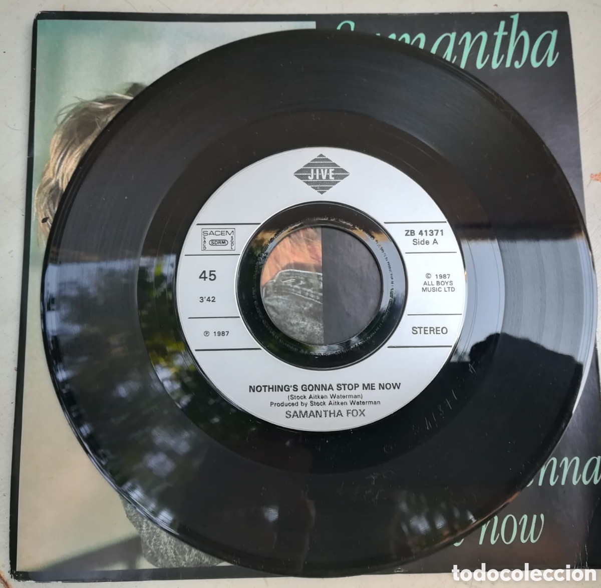 Discos de vinilo: samantha fox disco vinilo 45 - Foto 2