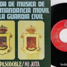 Discos de vinilo: BANDA DE MUSICA DE LA 1 COMANDANCIA DE LA GUARDIA CIVIL - 1970 EP DE VINILO CAJA 11