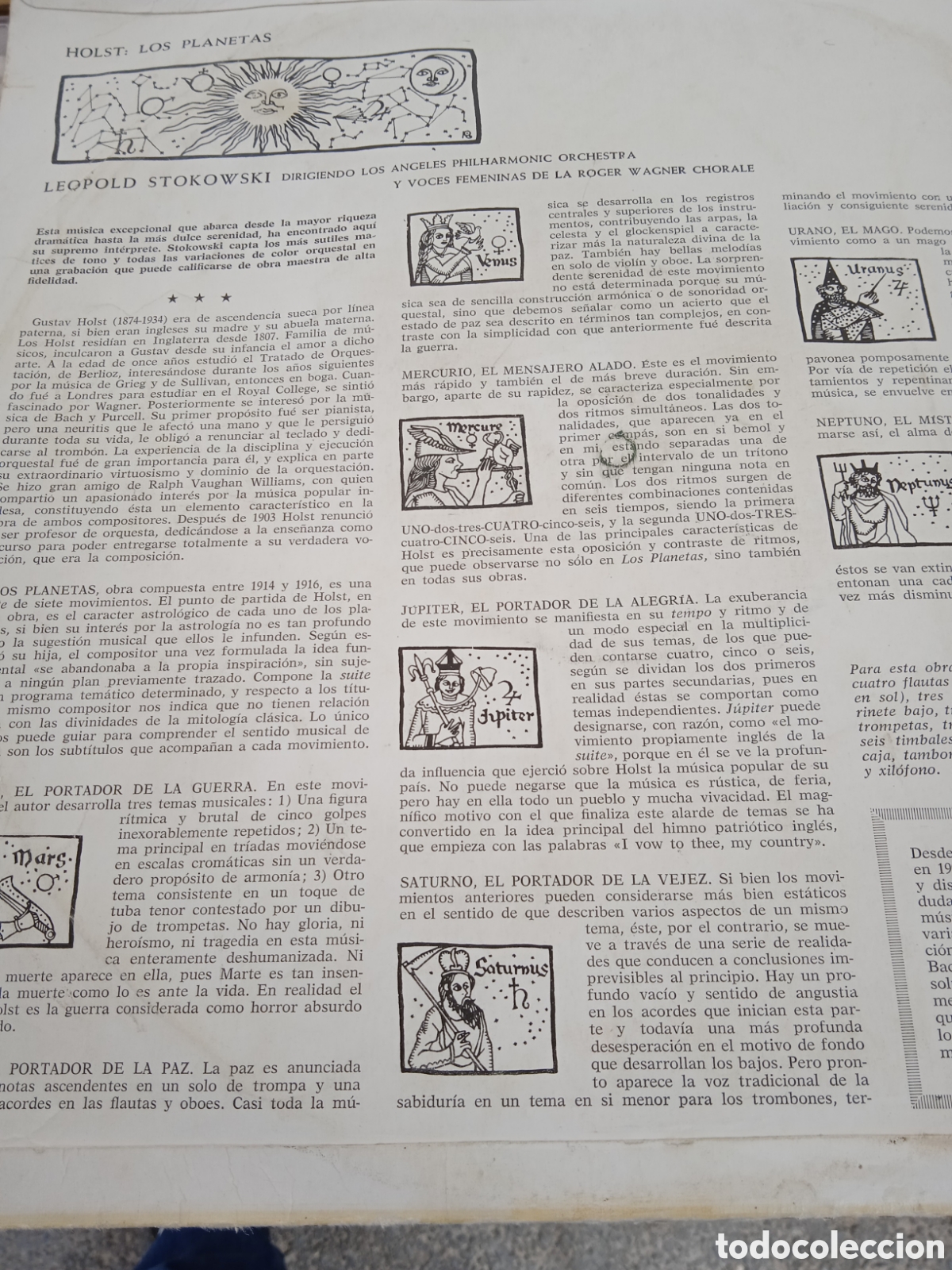 Discos de vinilo: Holst - the planets. - Foto 2