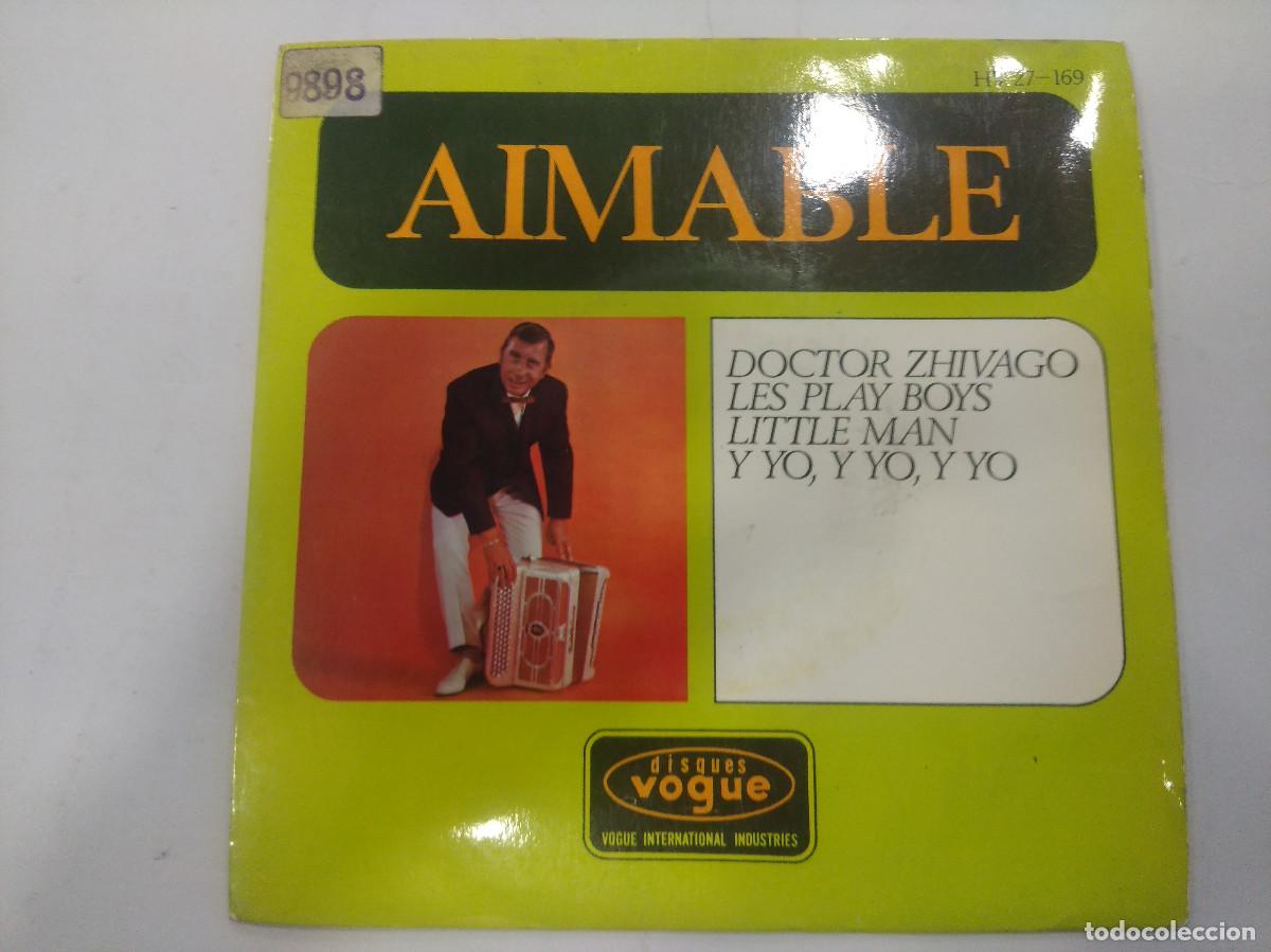Discos de vinilo: AIMABLE/DOCTOR ZHIVAGO/SINGLE. - Foto 1
