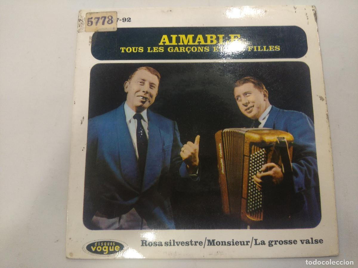 Discos de vinilo: AIMABLE/TODOS LOS CHICOS Y CHICAS/SINGLE. - Foto 1