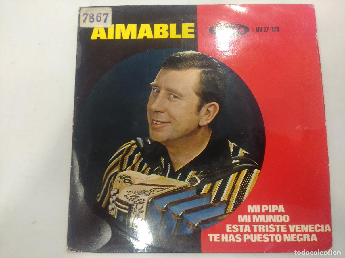 Discos de vinilo: AIMABLE/ESTA TRISTE VENECIA/SINGLE. - Foto 1