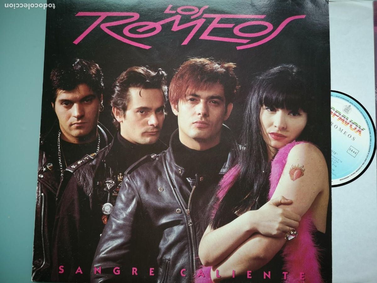 Discos de vinilo: LP LOS ROMEOS SANGRE CALIENTE - Foto 1