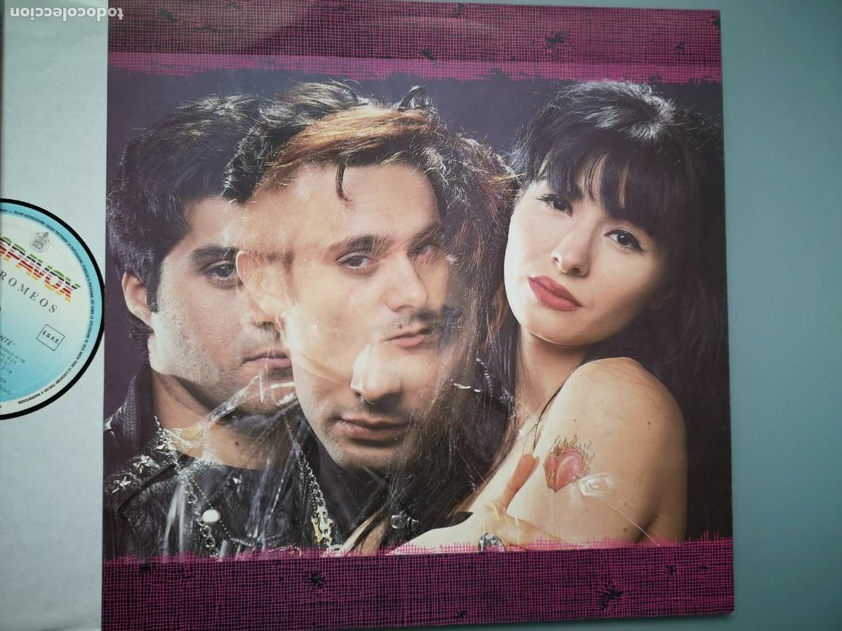 Discos de vinilo: LP LOS ROMEOS SANGRE CALIENTE - Foto 2
