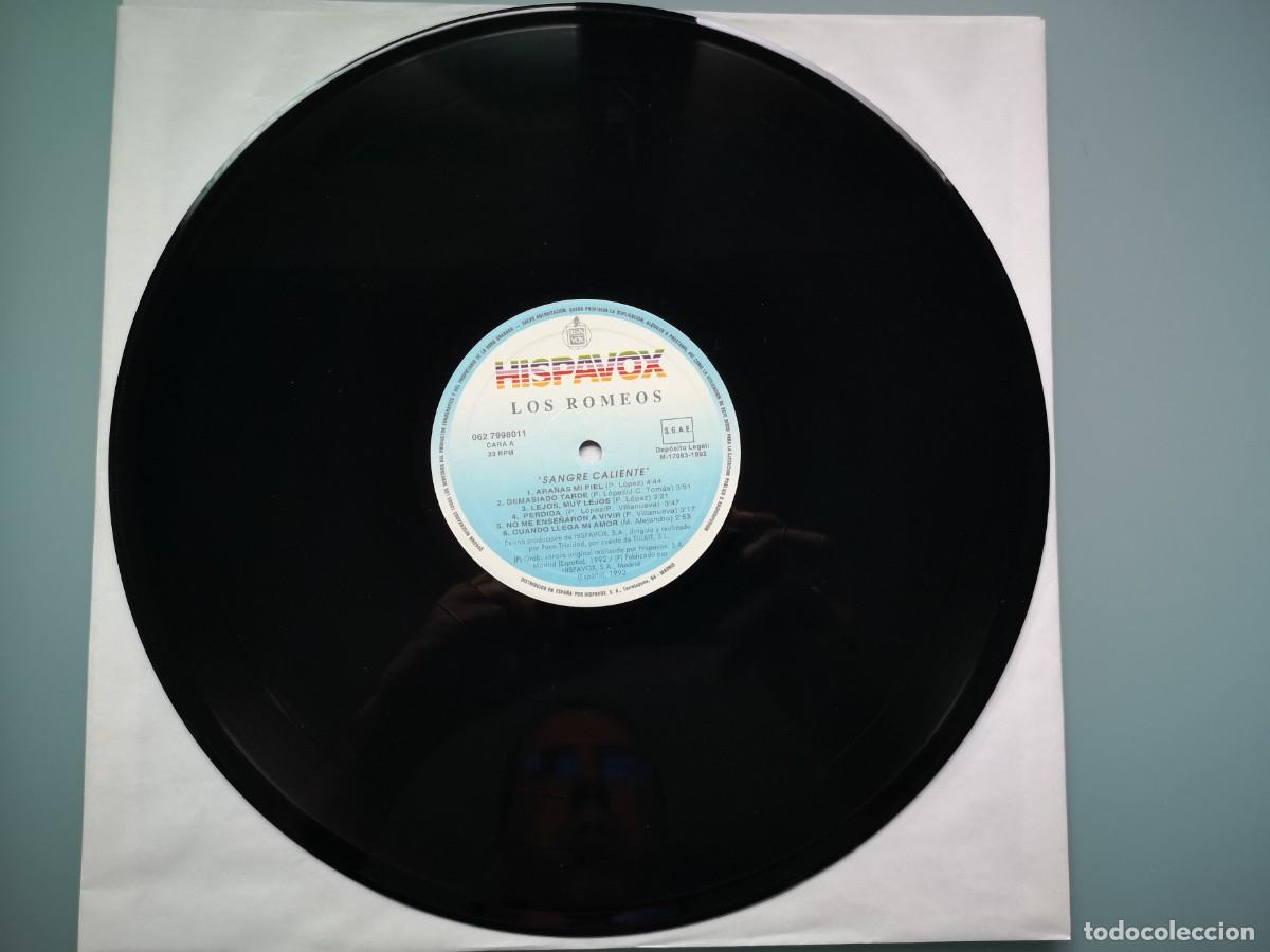 Discos de vinilo: LP LOS ROMEOS SANGRE CALIENTE - Foto 4