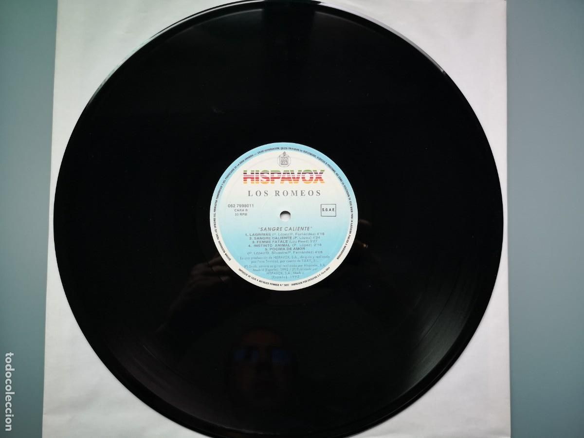 Discos de vinilo: LP LOS ROMEOS SANGRE CALIENTE - Foto 6