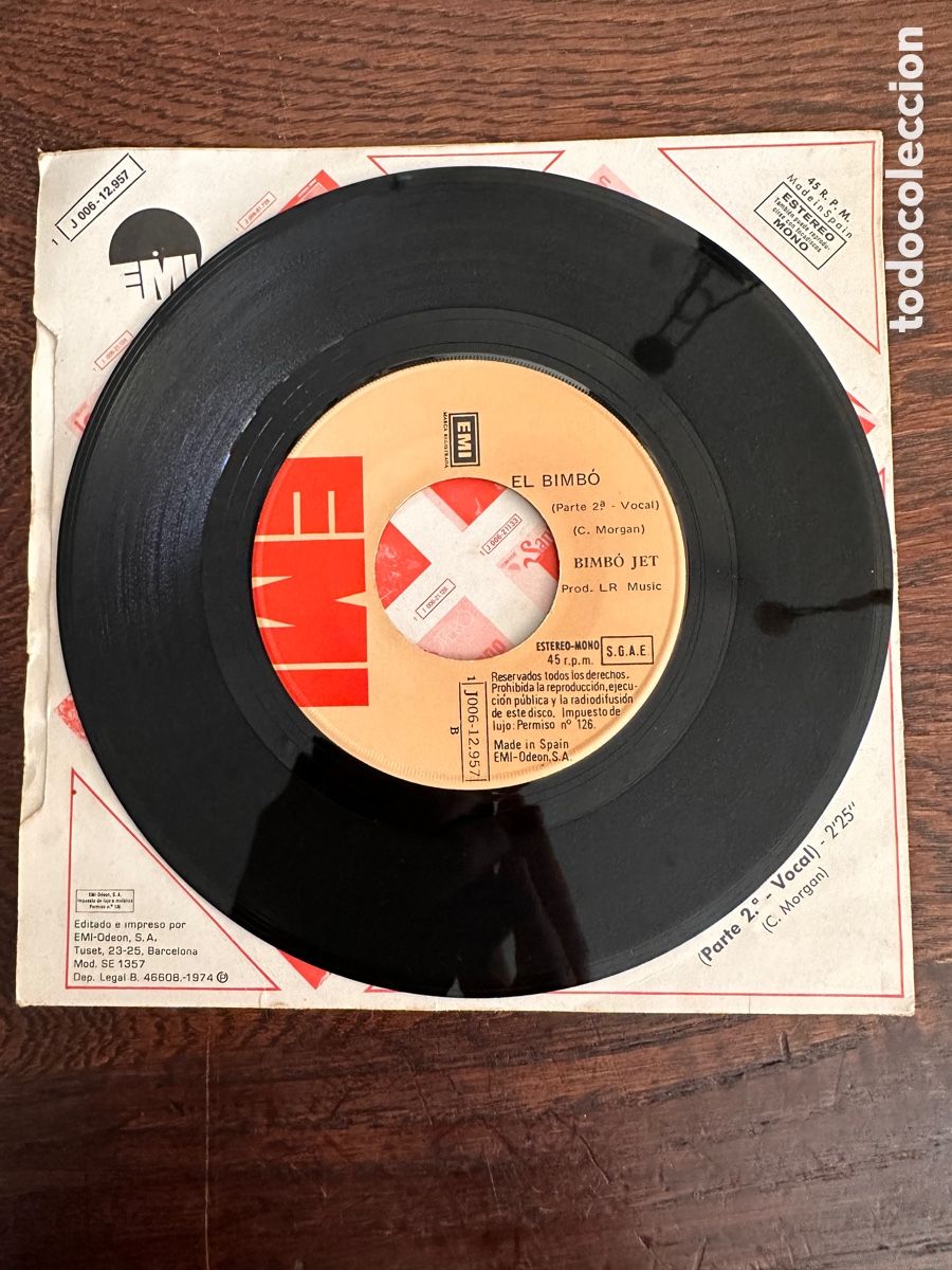 Discos de vinilo: EL BIMBO JET 1974 ODEON - Foto 6
