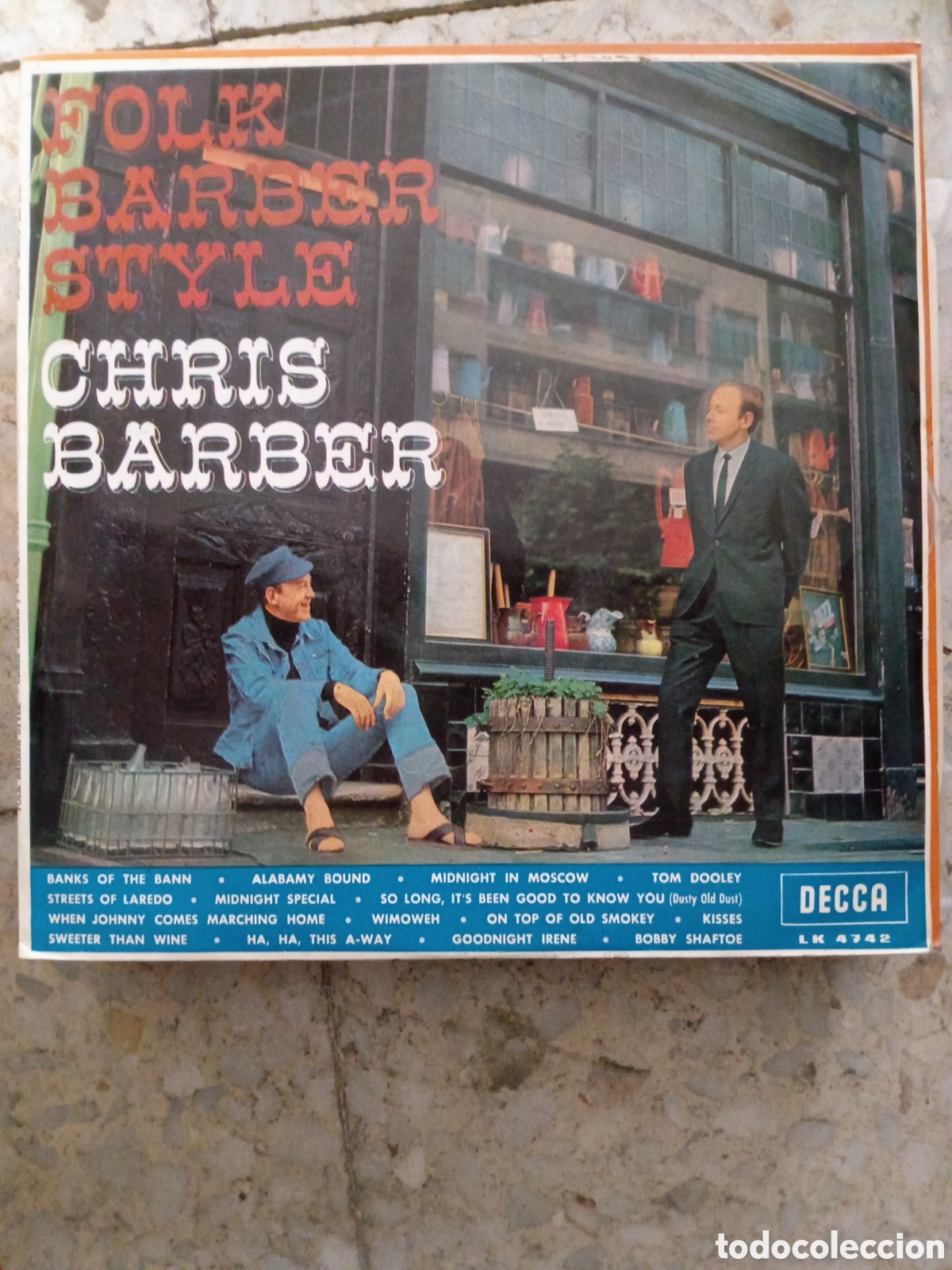 Discos de vinilo: LP CHRIS BARBER FOLK BARBER STYLE DECCA 1966 - Foto 1