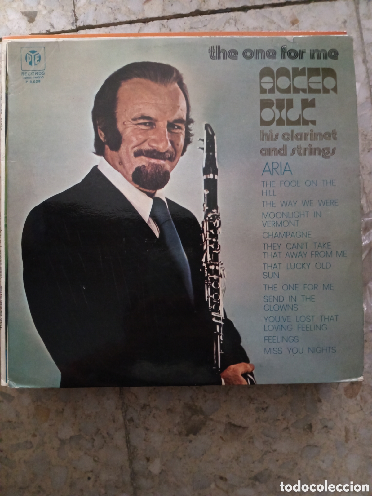 Discos de vinilo: LP ACKER BILK HIS CLARINET AND STRINGS ARIA - Foto 1