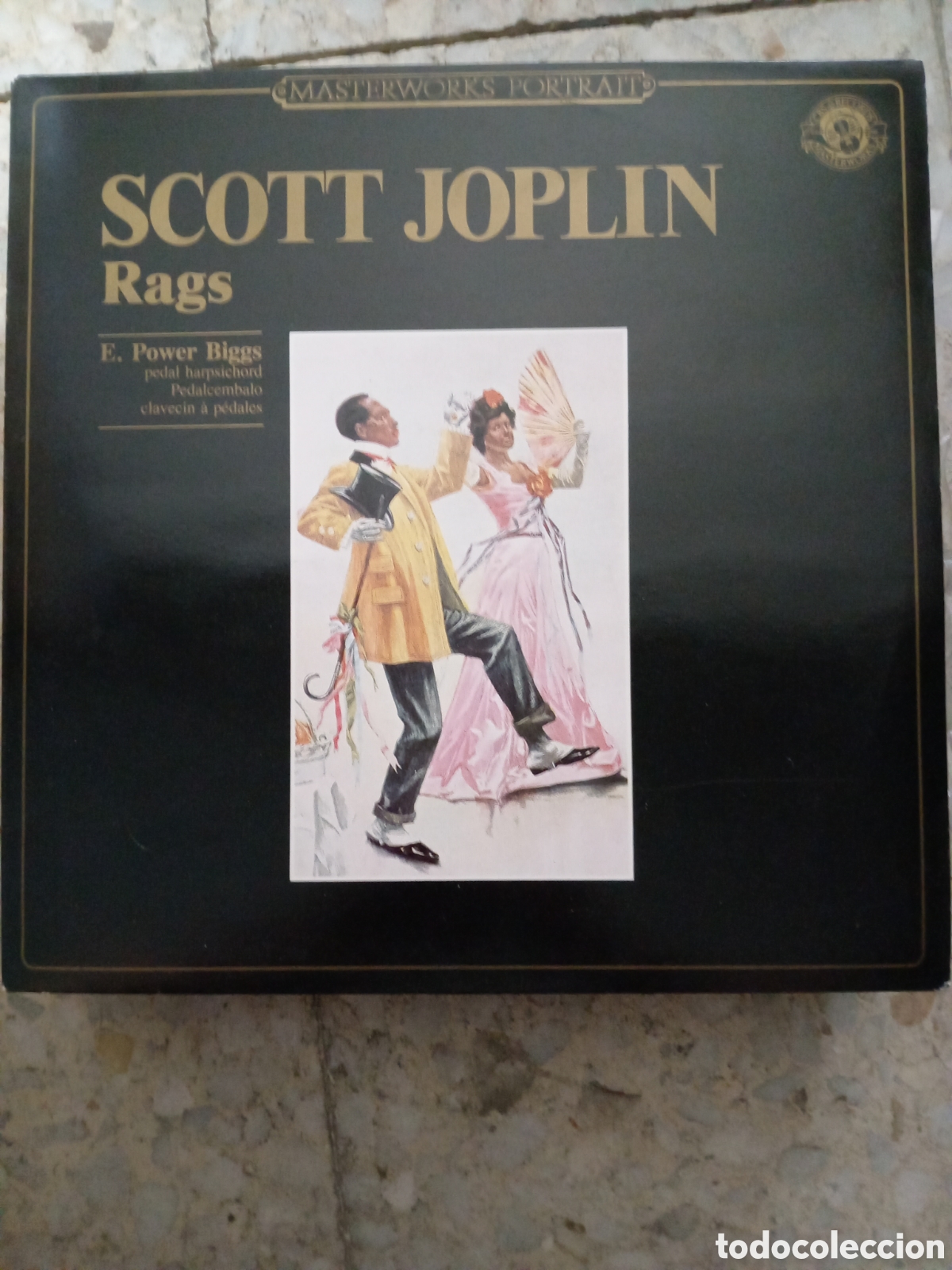 Discos de vinilo: LP SCOTT JOPLIN RAGS E. POWER BIGGS CBS 1973 - Foto 1