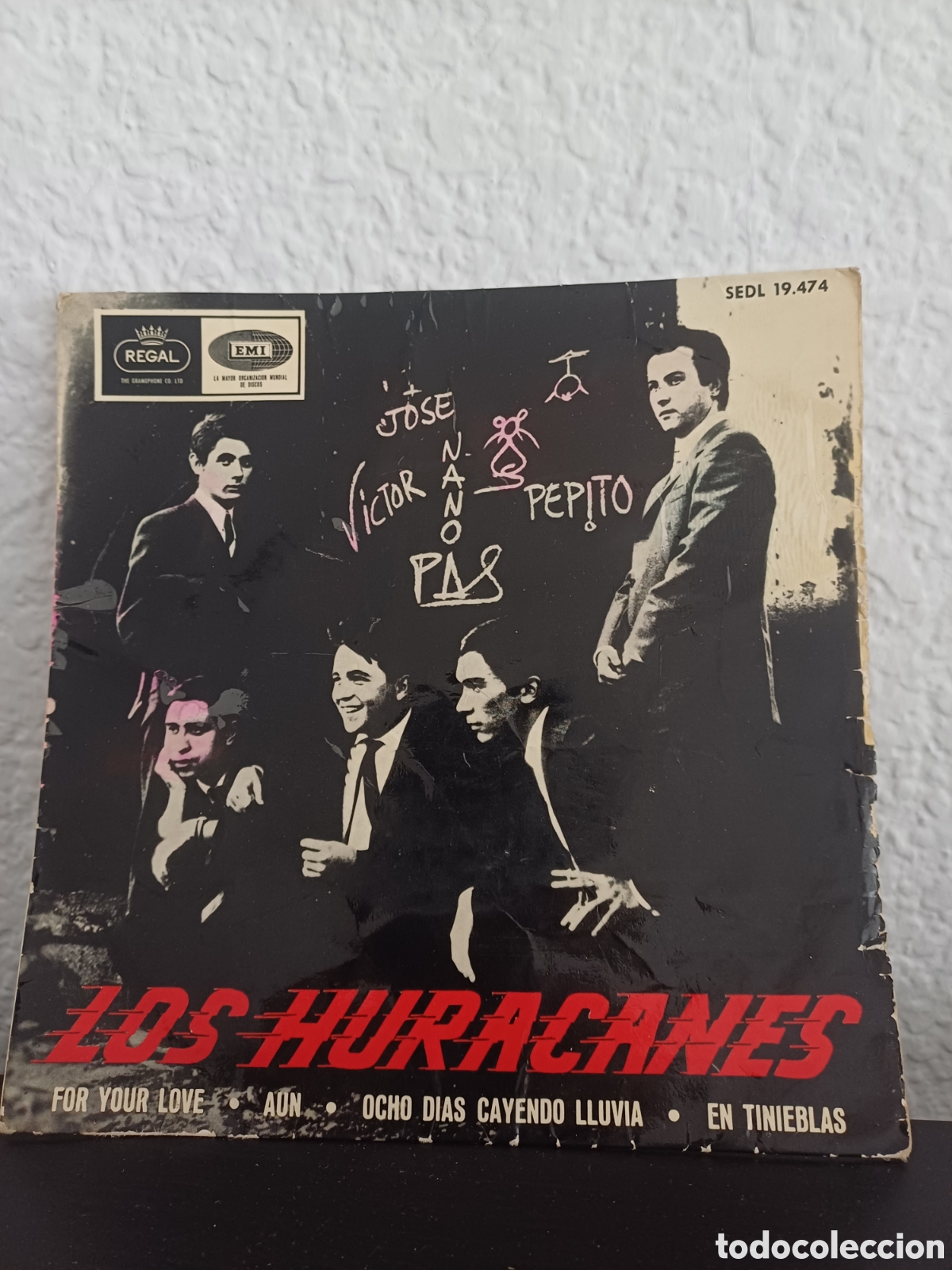 Discos de vinilo: Los Huracanes &lrm;&ndash; For Your Love - Foto 1