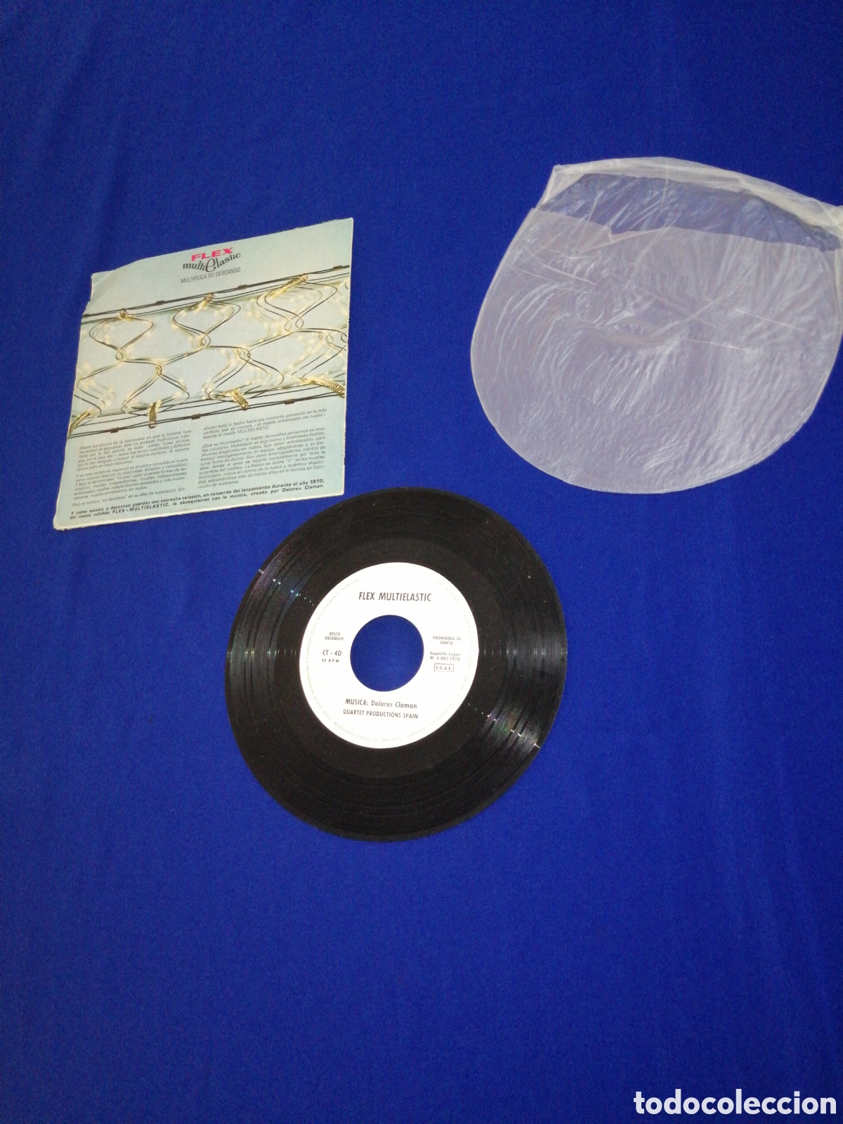 Discos de vinilo: FLEX MULTIELASTIC - MULTICLASTIC PUBLICIDAD CANCI&Oacute;N DIF&Iacute;CIL DE CONSEGUIR - Foto 3