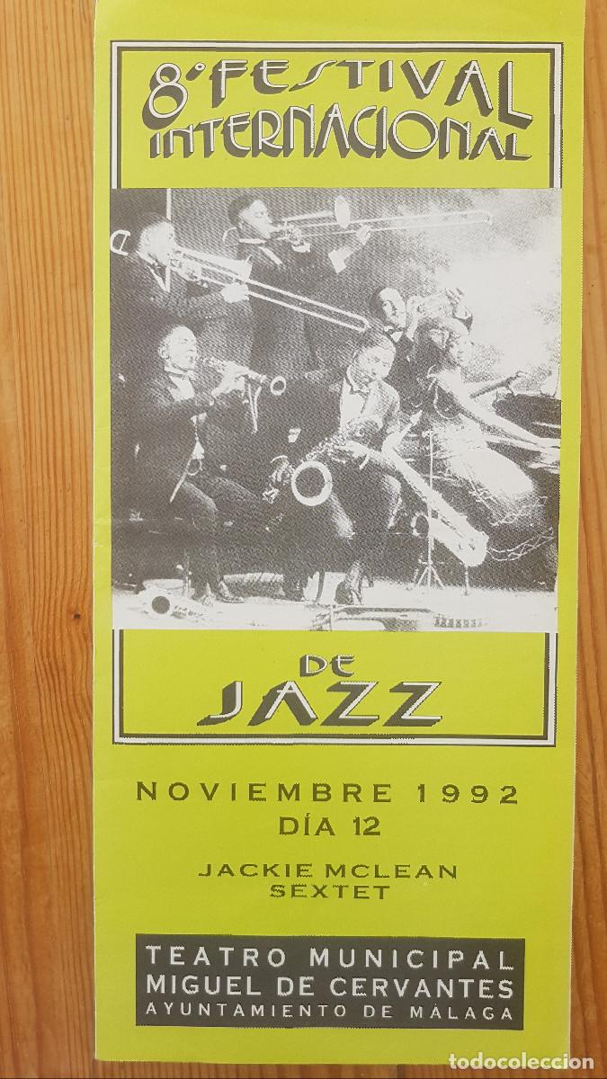 Discos de vinilo: JACKIE MCLEAN SEXTET. PROGRAMA CON AUTOGRAFOS - Foto 2