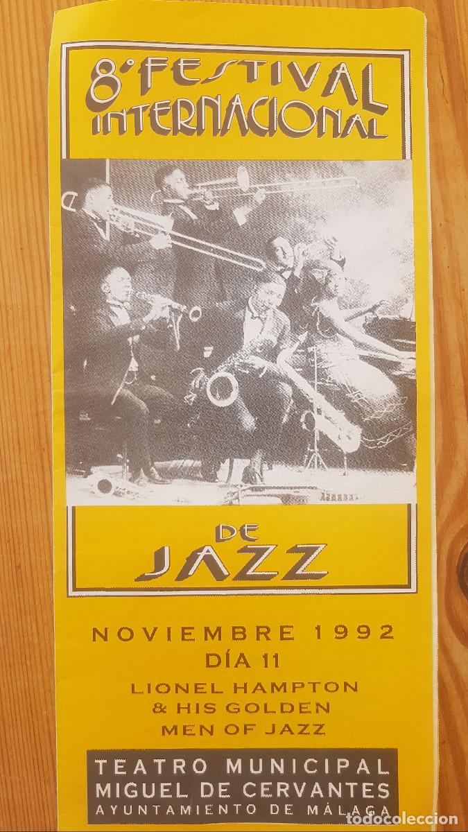 Discos de vinilo: LIONEL HAMPTON AND BENNY GOLSON. PROGRAMA CON AUTOGRAFOS - Foto 4