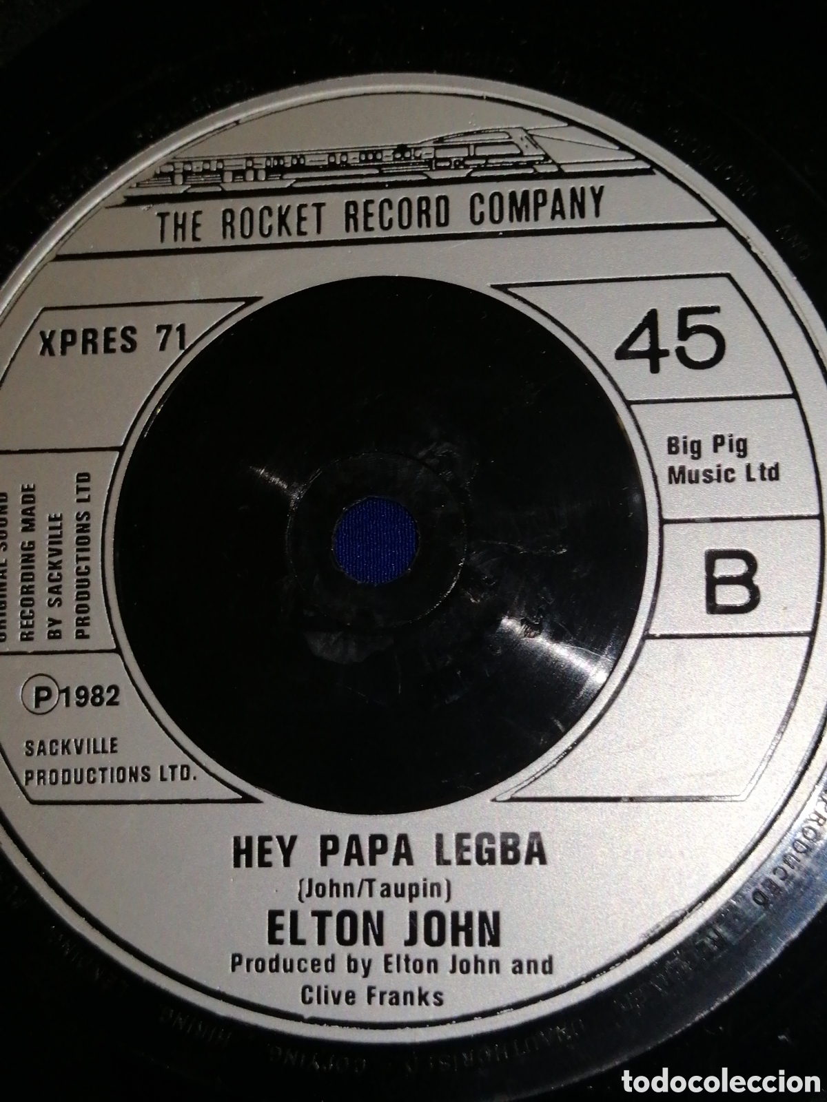 Discos de vinilo: ELTON JOHN BLUE EYES 1982 - Foto 6