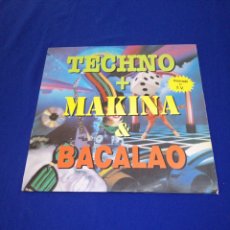 Discos de vinilo: TECHNO +MAKINA & BACALAO - DOBLE DISCO - BLANCO Y NEGRO MUSIC